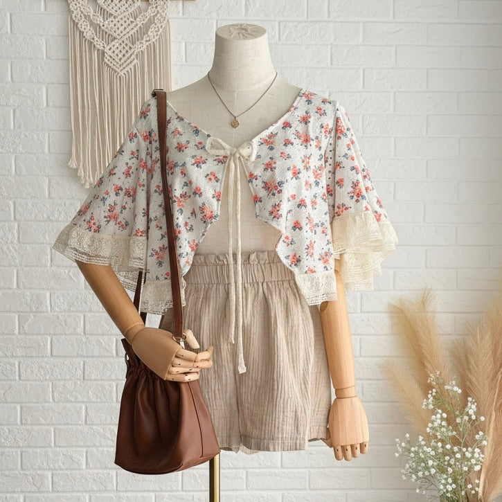 Bethany Floral Eyelet Top